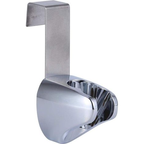 Support pommeau douche – acier inoxydable + ABS – forte réglable – pièce rechange – douche / bidet pulvérisateur (1/4)