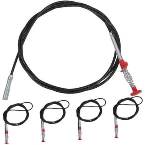 5pièces Pince De Préhension Flexible à Griffes Outil Débouchage Pour Canalisations Griffe Nettoyage Multifonctionnelle - (1/5)