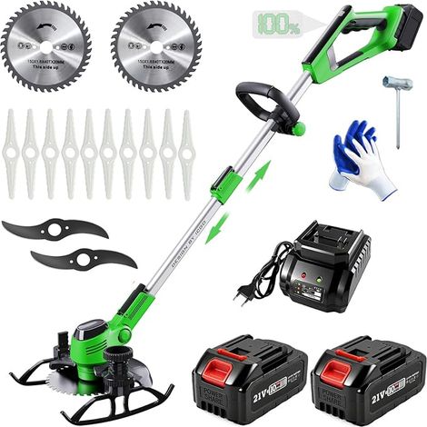 Cordless Electric Brushcutter, 2-in-1 Cordless Edge Trimmer (1/5)