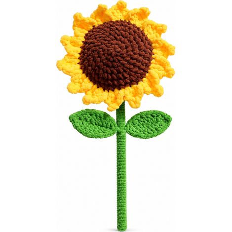 1 Pcs Bouquet Tournesol Artificiel Polyester Jaune 45x23cm Décoration Table Mariage Fête (1/5)