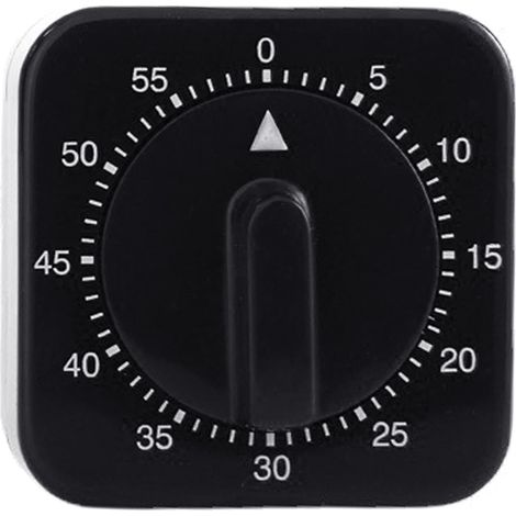 Timer meccanico da cucina, a carica manuale, con timer da 60 minuti, senza batterie, adatto all'uso domestico. (1/4)