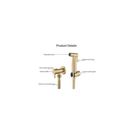 WC-Set, Bidet und Armatur aus Edelstahl – Crezuo (1/4)