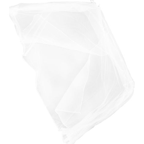 Moustiquaire de camping pliable iplusmile, blanche, fine et (1/5)