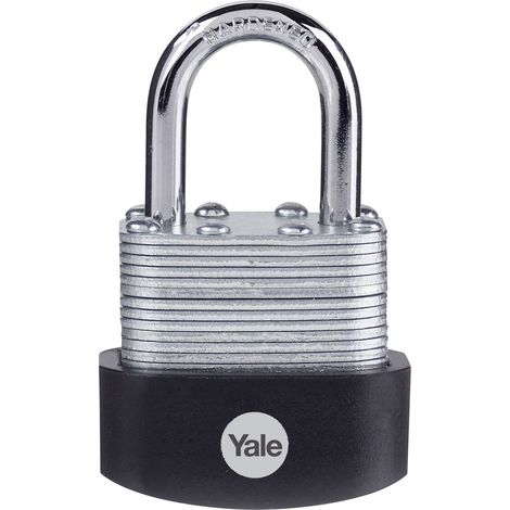 Yale - Y115B/30/117/1 Hochsicherheit 30 mm Vorhängeschloss - Laminierter Stahl - offener Stahlbügel - 3 Schlüssel (1/4)