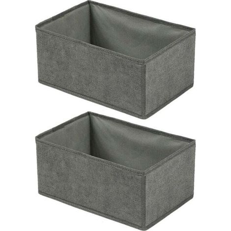 Faltbare, multifunktionale Aufbewahrungsbox für Kleidung aus Leinenimitat