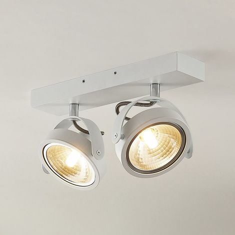 [NEUWERTIG] B-Ware Elc Mitella Deckenleuchte Hängelampe Lampe Deckenspot Zweiflammig Aluminium G9