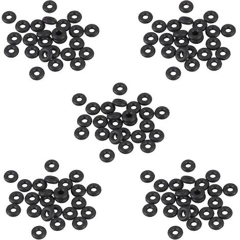 100 Stück schwarze O-Ring-Öldichtungsringe aus Gummi, 5,6 mm Durchmesser, 1,8 mm Dicke (1/5)