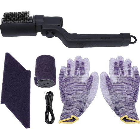 Brosse de Gril Rotative électrique sans Fil, Rechargeable avec Batterie de 2600mAh, pour Le Nettoyage du Barbecue, du Camping et de L'extérieur (1/5)