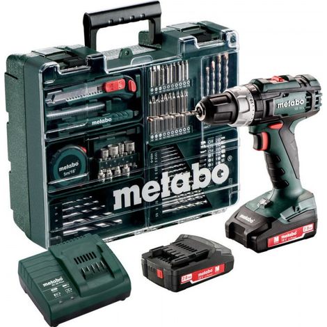 Metabo sb 18 l set trapano avvitatore a percussione (1/6)