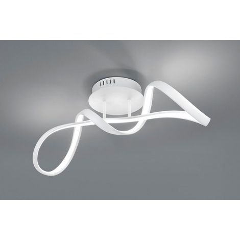 PERUGIA PLAFONIERA LED 28W 3400lm, 4000 CROMO CON DIMMERAZIONE AD INTERRUTTORE L.60CM (1/2)