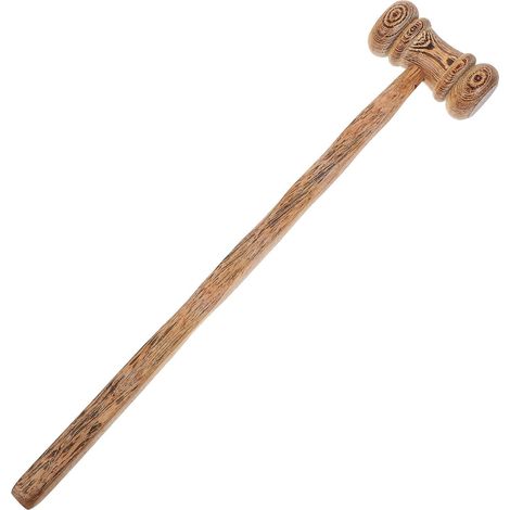 Marteau de Cour en Bois Wenge Marron, Léger et Portable Poignée Confortable, pour Juge et Commissaire-priseur Lors de Jeux Scolaires (1/5)