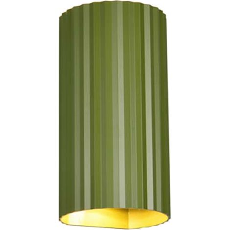 Wandleuchte Wandlampe Schlafzimmerlampe grün GU10 2 flammig H 18 cm