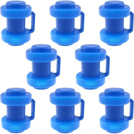 tapas para trampolín de 25 mm, tapas para extremos de trampolín, aptas para postes de red de trampolín compartidos, accesorios de red de seguridad para trampolín. (1/4)