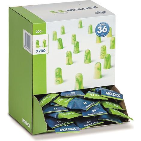 Moldex 770001 Pura-Fit Disposable Earplugs, 35 dB Noise Reduction, EN 352-2 Certified, 200 Paired Earplugs (1/3)