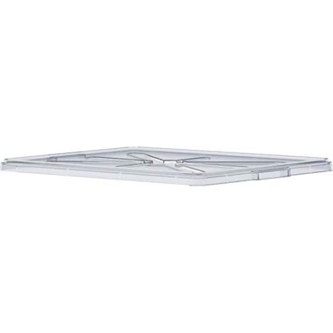 Coperchio per cassa chiusa modello "Light Box" 25 litri - Bianco neutro - Mobil Plastic