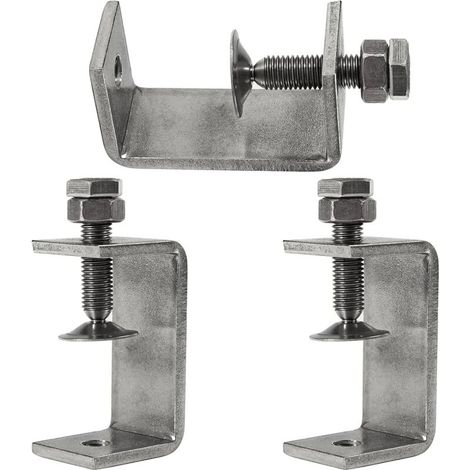 3Pcs 65mm Heavy Duty 304 Stainless Steel C-Clamps, for Clamps, Pliers and Tensioners, Woodworking Tools, DIY & Auto Repair