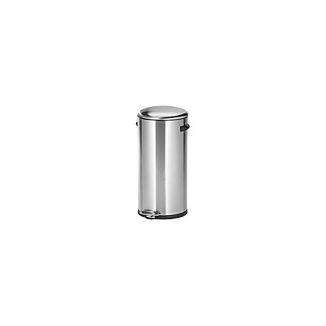 EKO Cestino a pedale in acciaio inox rotondo capacità 20 l (1/3)