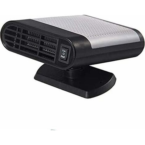 Chauffage Automobile - Ventilateur Chauffant Et Rafraîchissant 12 V 150 W - Dégivreur Pare-Brise Voiture - Support Rotatif 360° - Câble 140 Cm (1/5)