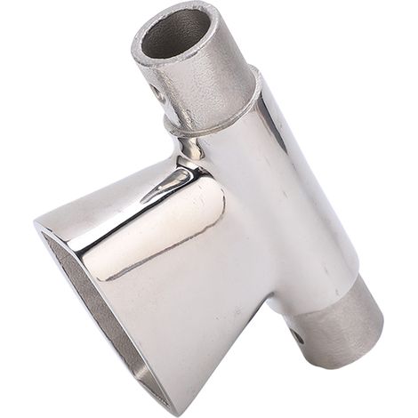 Support de main courante en acier inoxydable 316 de qualité marine, support central à 90° pour diamètre intérieur de 21,8 mm (1/5)