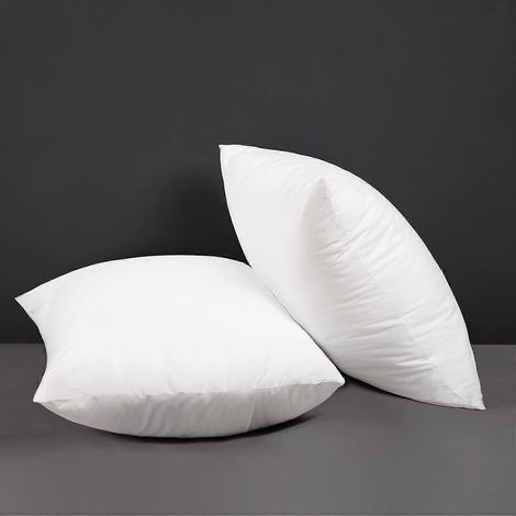 Innenkissen (2er-Pack), Kissenbezugfüllung aus Baumwolle, 40 x 40 cm großer, weicher Stützschaumstoff (1/2)