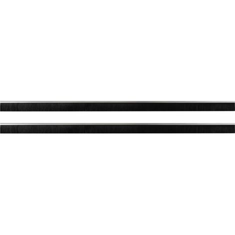 Brosses de porte adhésives 2 pcs Argent 100 cm (1/5)