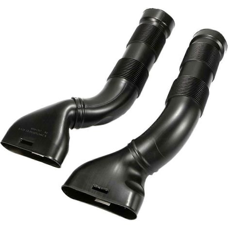 Une paire de tuyaux d'admission moteur compatibles avec les modèles CLK-class W209, C209, CLK320 et CLK500 (2004-2008), références A2095280207 et A2095280307. (1/5)