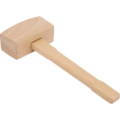 Schreinerhammer aus Holz, Werkzeug für die Holzbearbeitung (L) (1/5)