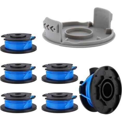 Pair Bobine Fil pour Ryobi One+ RAC124 AC14RL3A OLT1823 1832 RLT1825 1830 18V 24V 40V Pièces de Rechange Coupe Bordure (6 pièces) (1/5)