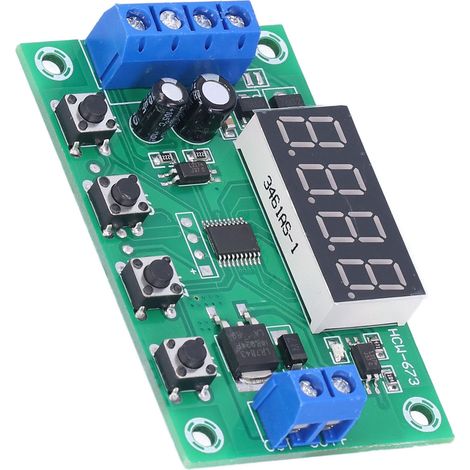 Circuit imprimé monocanal avec minuterie de déclenchement, module de commande à tube MOS, module de relais 7-24 V
