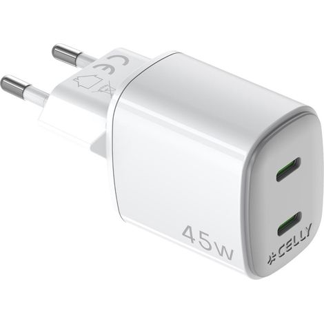 Usb ladegerat gan 2 x usb c pd 45w