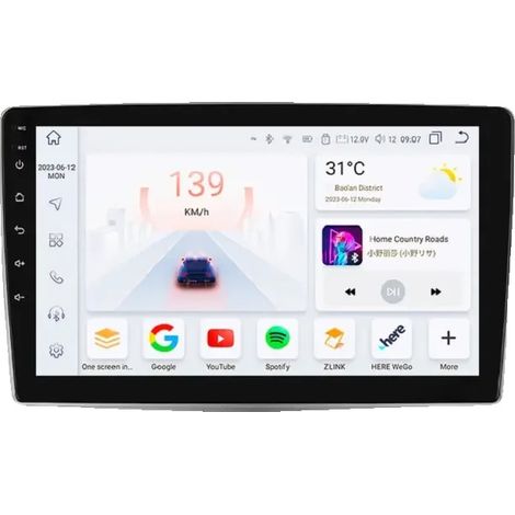 Sistema multimediale per auto, touchscreen, compatibile con Alfa Romeo MiTo 955 2008-2016, S6 (1/2)