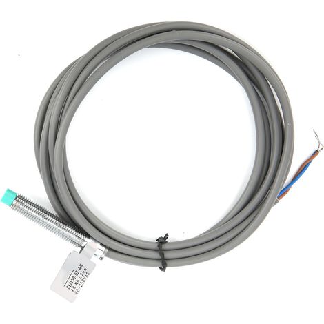 Interrupteur de proximité BERM 2 fils normalement ouvert, capteur cylindrique BEM08-02-AK, 90-250VAC, détecteur inductif M8. (1/5)