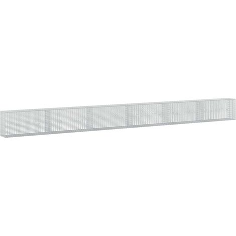 Gabion avec fil de 5 mm et maille de 5x2,5 cm 600x30x50 cm vidaXL (1/5)