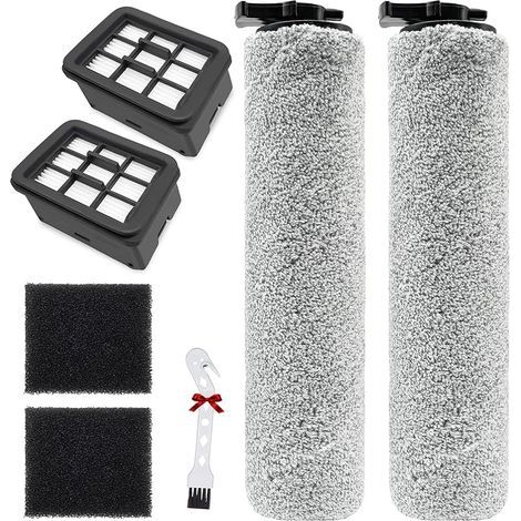 accessoires pour BISSELL CrossWave HF3 3598N Pièces de rechange pour aspirateur eau et poussière, 2 brosse rotative + 2 filtres Hepa + 1 brosse (1/5)