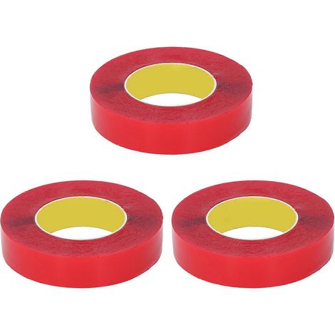 Rollen doppelseitiges Acrylklebeband, 2-seitig klebend, transparent, strapazierfähig, abnehmbar, für Wandmontage, Foto