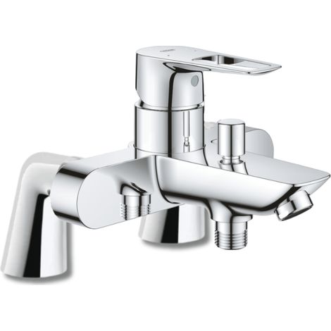 GROHE Start Loop Mezclador monomando de bañera cromado + pasamanos Luxe cromados (1/5)