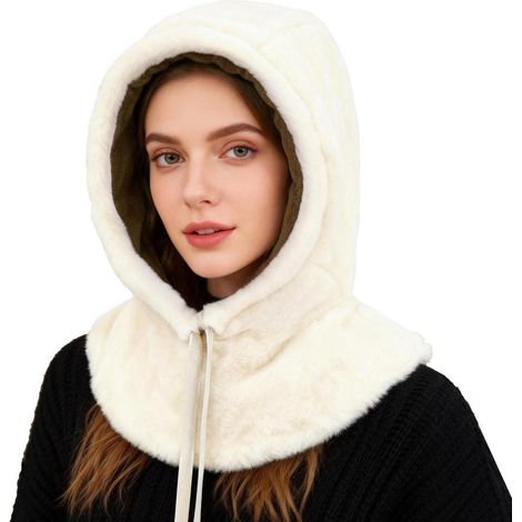 Warme Sturmhaube mit Fleece-Futter für Damen, winddicht, verstellbar (1/5)