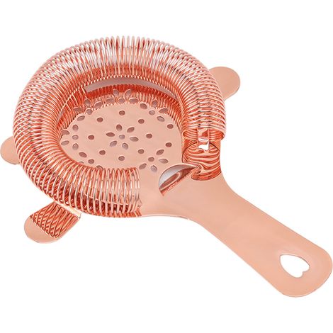 Cocktailsieb aus Edelstahl, Eisfilter, Barzubehör, Roségold, Wintersweet-Typ (1/5)
