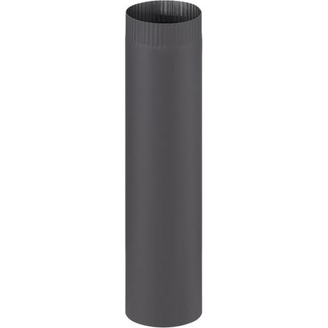 Tuyau de poêle - conduit - acier - Ø 120 mm - 50 cm - noir