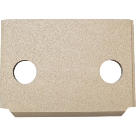 Déflecteur B pour poêles à cheminée Alosa Lido II de GKT - vermiculite - dimensions d'encastrement parfaitement adaptées