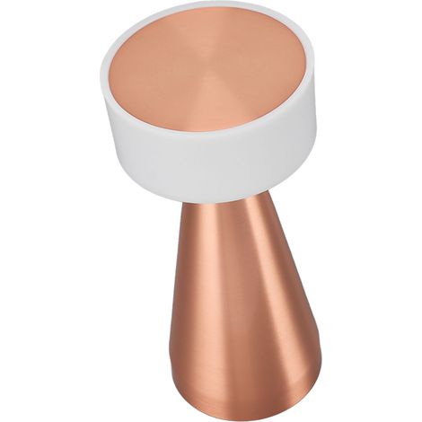 Lampe de table LED portable 3 températures de couleur, gradation sans palier, batterie rechargeable 1800mAh, lampe de chevet, lampe de nuit, couleur or rose (1/5)
