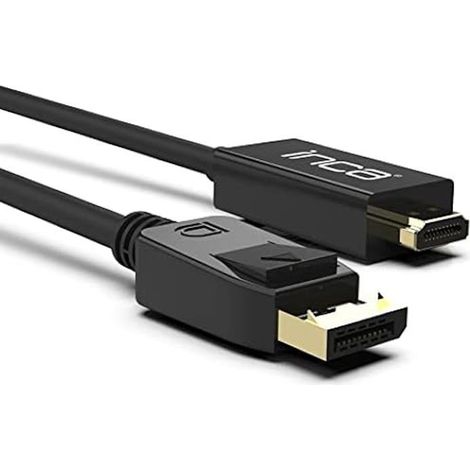 Adaptateur DisplayPort vers HDMI - INCA - 1,5 m - HDMI 1.4 - Supporte 4K et 3D - Connecteurs plaqués alliage d'or (1/2)