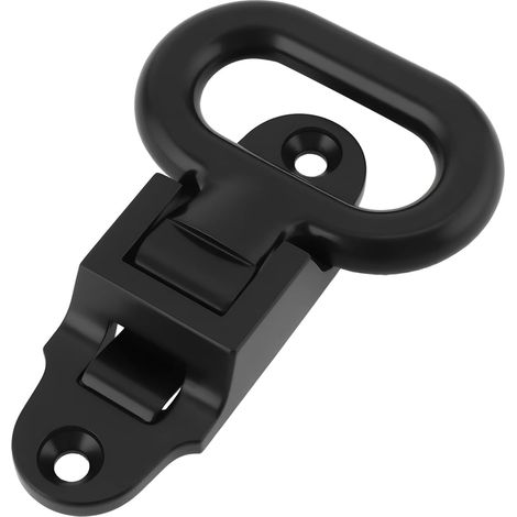 Échelle d'escalade Noire en Acier Inoxydable 107 X 83 X 38 Mm pour Bateaux Camping-Cars Remorques Conteneurs (1/5)