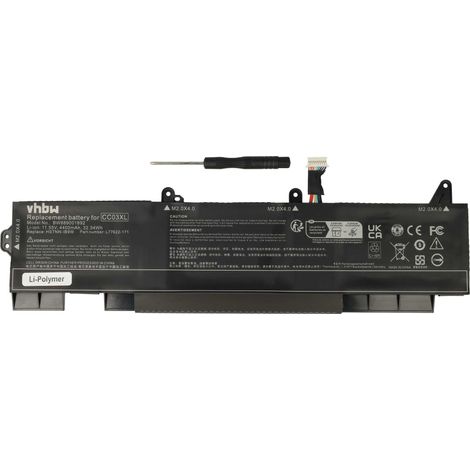 vhbw Akku kompatibel mit HP EliteBook 850 G8, 855 G7, 850 G7, 855 G8 Notebook (4400 mAh, 11,55 V, Li-Polymer) (1/5)