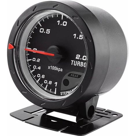 Turboladerdruckanzeige, 60 mm LED-Turboladerdruckanzeige, universelle Kfz-Durchbruchanzeige, 0–200 kPa