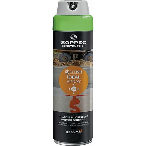Markierungsspray IDEAL neongrün 500 ml SOPPEC (1/5)