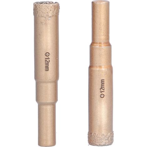 Stück Lochöffner 12 mm gelötete Bohrer Schneidwerkzeuge für Glas, Keramik, Marmor und Stein (1/5)