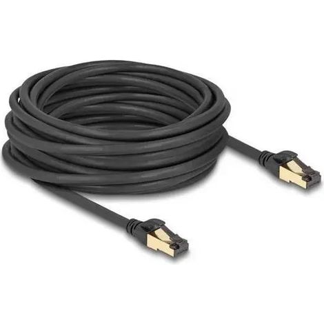 [GEBRAUCHT] B-Ware Delock Netzwerk Patchkabel Lan Kabel Rj45 Rj45 Netzwerkkabel Schwarz Sftp 10 M