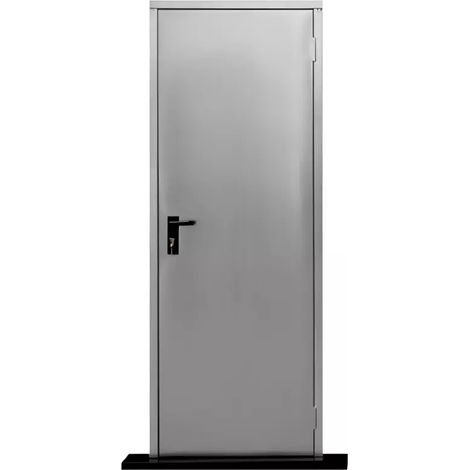 porta tamburata zincata, 80x200 cm (1/2)