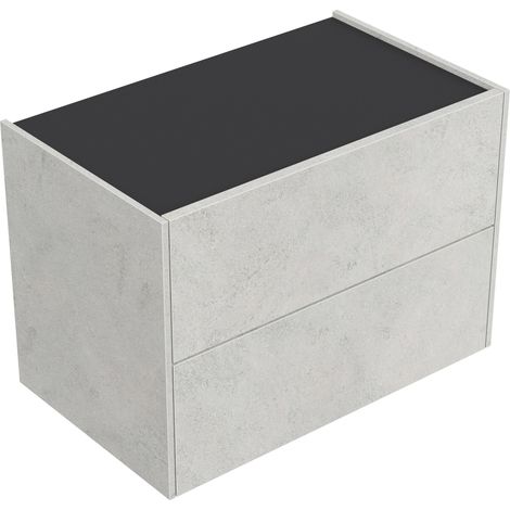 Hängeschrank Urban Slimline Konsole 2 Push-to-open Einzüge Stein (1/5)